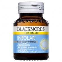 BLACKMORES 烟酰胺焕白修护精华片60粒 Blackmores Skin Health Insolar 60c