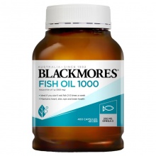 BLACKMORES 原味深海鱼油 1000mg 400粒  Fish Oil 1000mg 400 Capsules