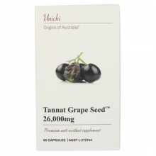 Unichi 葡萄籽 Unichi Tannat Grape Seed 60 Capsules